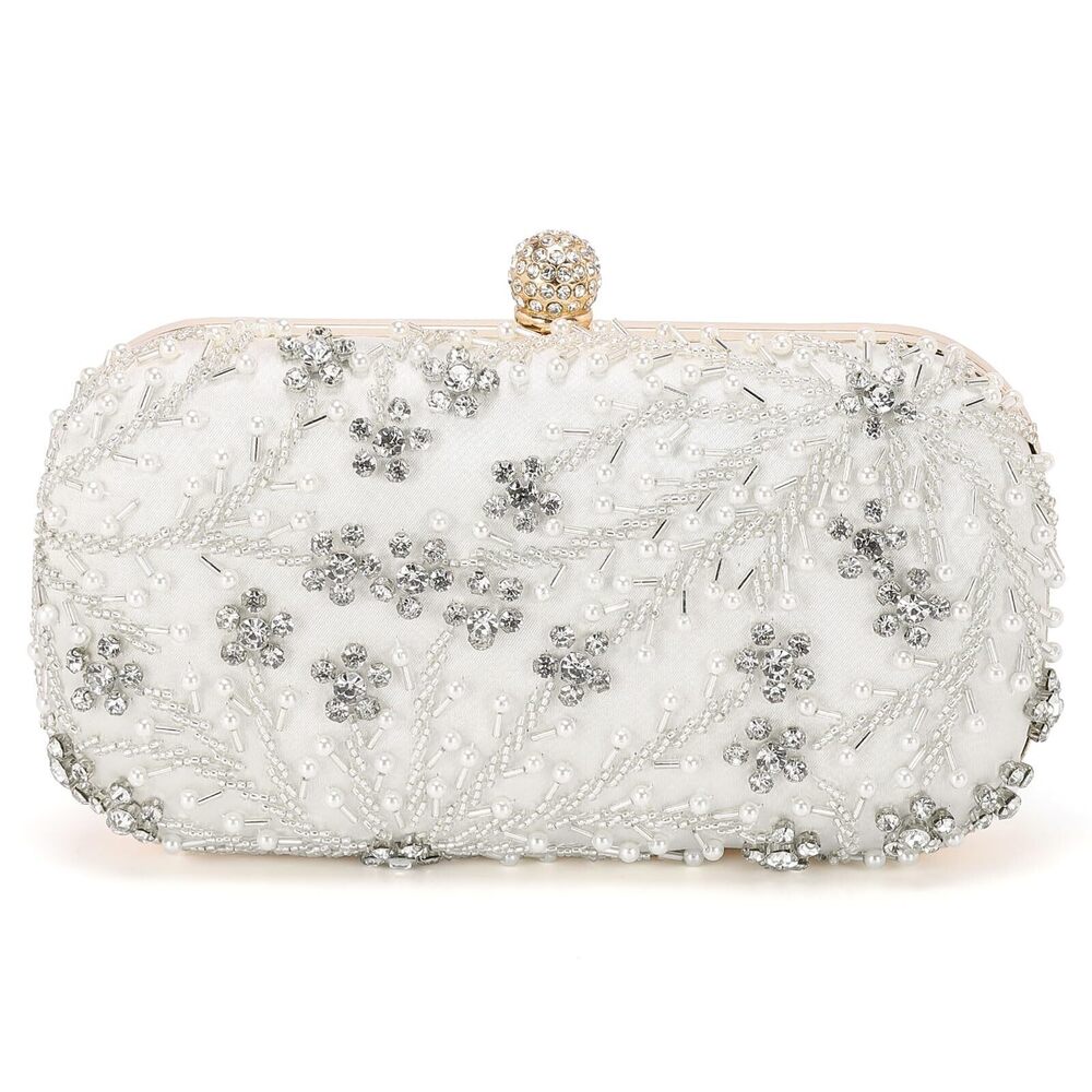 2472 Evening Bags Clutch Purses Formal, Bridal Purses Rhinestone Handbags
